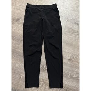 Athleta Brooklyn Ankle Pants Black Athletic Stretch Comfort Women  6 Tall